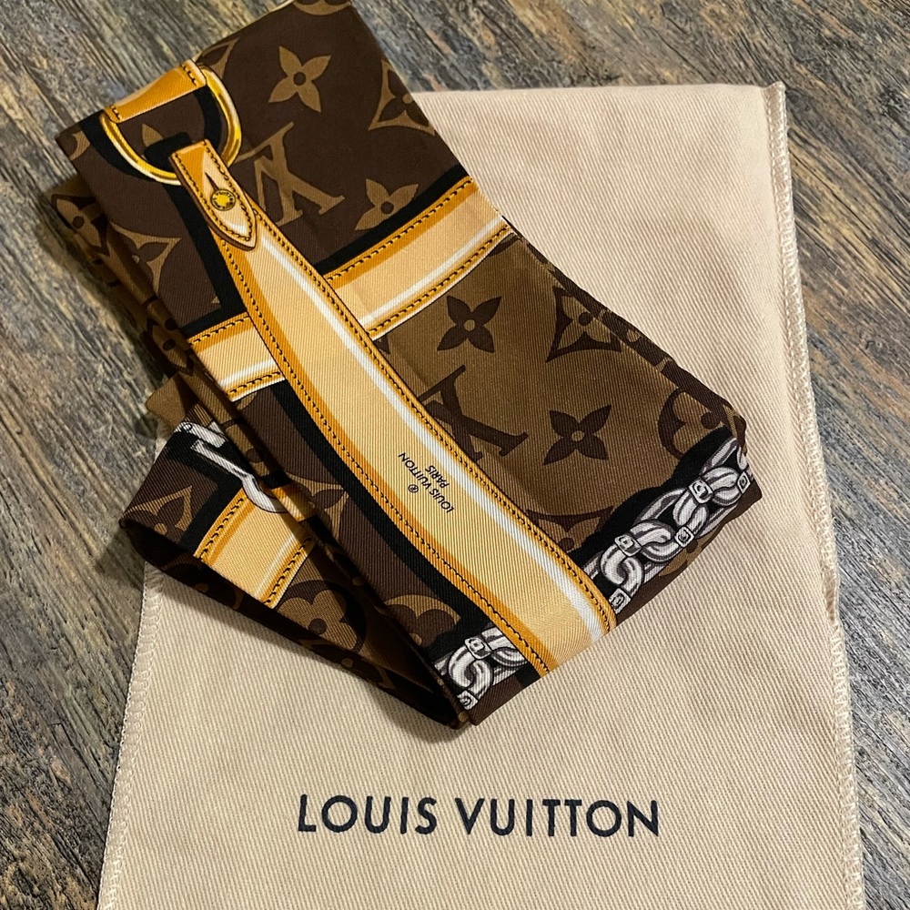 Louis Vuitton Silk Monogram Bandeau